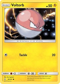 Voltorb (38/181) [SM - Team Up]