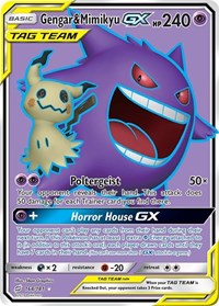 Gengar & Mimikyu GX (Full Art) (164/181) [SM - Team Up]