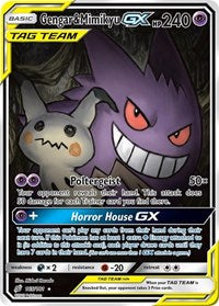 Gengar & Mimikyu GX (Alternate Full Art) (165/181) [SM - Team Up]