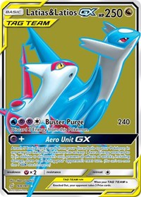 Latias & Latios GX (Full Art) (169/181) [SM - Team Up]