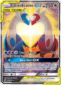 Latias & Latios GX (Alternate Full Art) (170/181) [SM - Team Up]