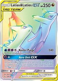 Latias & Latios GX (Secret) (190/181) [SM - Team Up]
