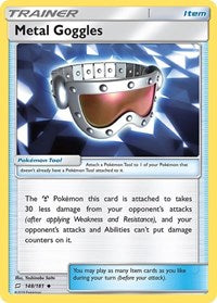 Metal Goggles (148/181) [SM - Team Up]