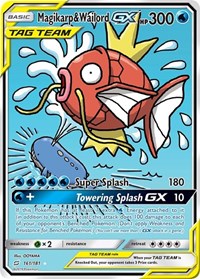 Magikarp & Wailord GX (Alternate Full Art) (161/181) [SM - Team Up]