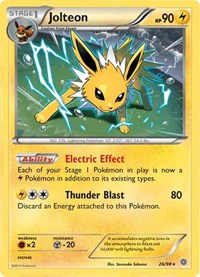 Jolteon - 26/98 (Cosmos Holo) (026/098) [Miscellaneous Cards & Products]
