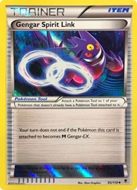 Gengar Spirit Link (Alternate Holo) (Gamestop Exclusive) (095/119) [Miscellaneous Cards & Products]
