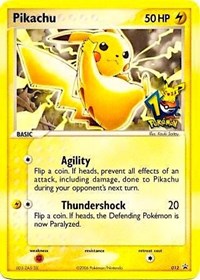 Pikachu - 012 (10th Anniversary) (012) [Miscellaneous Cards & Products]