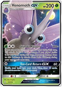 Venomoth GX (12/214) [SM - Unbroken Bonds]