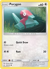 Porygon (155) (155/214) [SM - Unbroken Bonds]