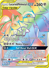 Lucario & Melmetal GX (Secret) (224/214) [SM - Unbroken Bonds]