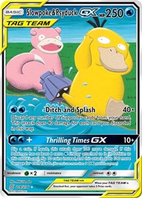 Slowpoke & Psyduck GX (Alternate Full Art) (218/236) [SM - Unified Minds]
