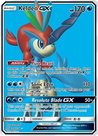 Keldeo GX (Full Art) (219/236) [SM - Unified Minds]