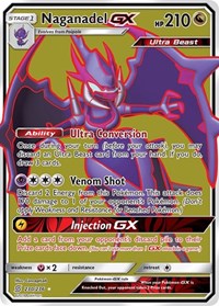 Naganadel GX (Full Art) (230/236) [SM - Unified Minds]