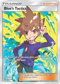 Blue's Tactics (Full Art) (231/236) [SM - Unified Minds]