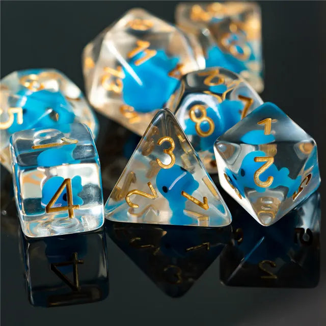 Blue Whale Dice Set