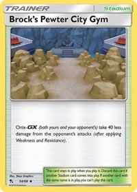Brock's Pewter City Gym (54/68) [Hidden Fates]