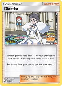 Diantha - 105/131 (Regional Championships) [Staff] (105/131) [League & Championship Cards]