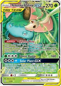 Venusaur & Snivy GX (1/236) [SM - Cosmic Eclipse]