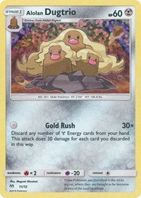 Alolan Dugtrio - 11/12 (011/012) [McDonald's Promos 2019]