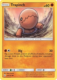 Trapinch - 108/236 (108/236) [SM - Cosmic Eclipse]