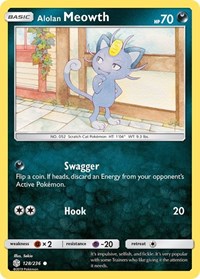 Alolan Meowth (128/236) [SM - Cosmic Eclipse]