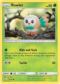 Rowlet - 17/236 (17/236) [SM - Cosmic Eclipse]