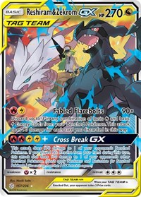 Reshiram & Zekrom GX (157/236) [SM - Cosmic Eclipse]