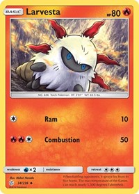 Larvesta (34/236) [SM - Cosmic Eclipse]