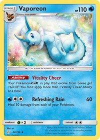 Vaporeon (42/236) [SM - Cosmic Eclipse]