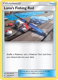 Lana's Fishing Rod (195/236) [SM - Cosmic Eclipse]