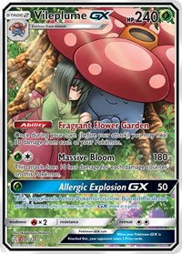 Vileplume GX (Full Art) (211/236) [SM - Cosmic Eclipse]