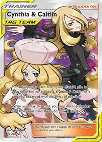 Cynthia & Caitlin (Full Art) (228/236) [SM - Cosmic Eclipse]