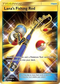 Lana's Fishing Rod (Secret) (266/236) [SM - Cosmic Eclipse]