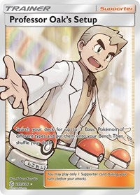 Professor Oak's Setup (Full Art) (233/236) [SM - Cosmic Eclipse]