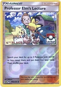 Professor Elm's Lecture - 188a/214 (League Challenge) [4th Place] (188a/214) [League & Championship Cards]