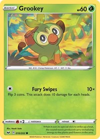 Grookey (010) (010/202) [SWSH01: Sword & Shield Base Set]