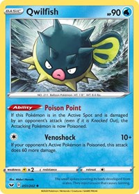 Qwilfish (051/202) [SWSH01: Sword & Shield Base Set]