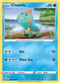 Chewtle (060/202) [SWSH01: Sword & Shield Base Set]