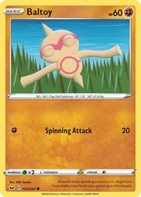 Baltoy (102) (102/202) [SWSH01: Sword & Shield Base Set]