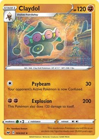 Claydol (103/202) [SWSH01: Sword & Shield Base Set]