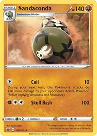 Sandaconda (109) (109/202) [SWSH01: Sword & Shield Base Set]