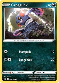 Croagunk (123/202) [SWSH01: Sword & Shield Base Set]