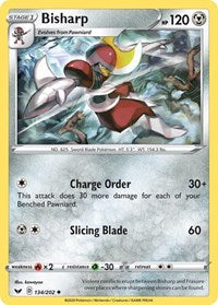Bisharp (134/202) [SWSH01: Sword & Shield Base Set]