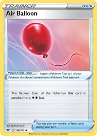 Air Balloon (156/202) [SWSH01: Sword & Shield Base Set]