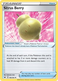 Sitrus Berry (182/202) [SWSH01: Sword & Shield Base Set]