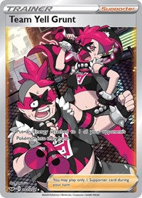 Team Yell Grunt (Full Art) (202/202) [SWSH01: Sword & Shield Base Set]