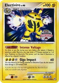 Electivire - 3/130 (Regional Championships) (003/130) [League & Championship Cards]