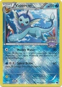 Vaporeon - 25/108 (State Championships) (025/108) [League & Championship Cards]