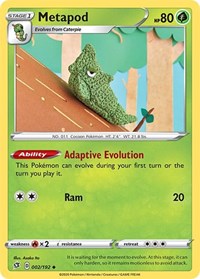 Metapod (002/192) [SWSH02: Rebel Clash]