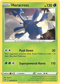 Heracross (006/192) [SWSH02: Rebel Clash]